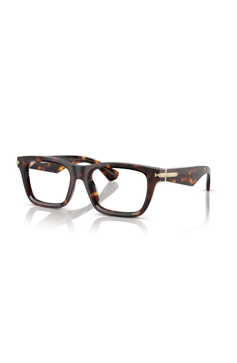 Burberry 51mm Rectangle optical glasses, Main, color, Brown