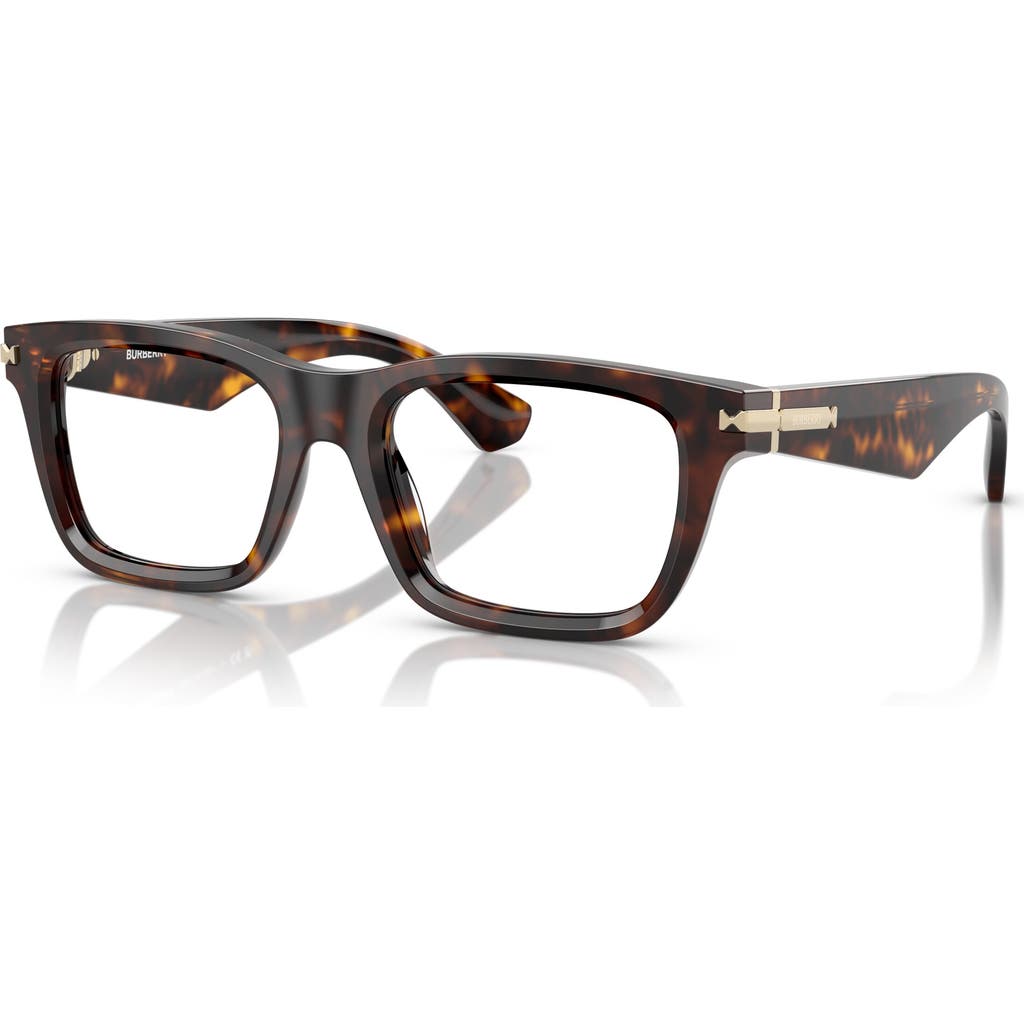 Burberry 51mm Rectangle Optical Glasses In Multi