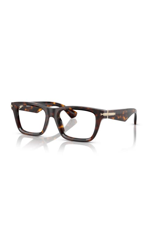 Burberry 53mm Rectangle Optical Glasses In Brown