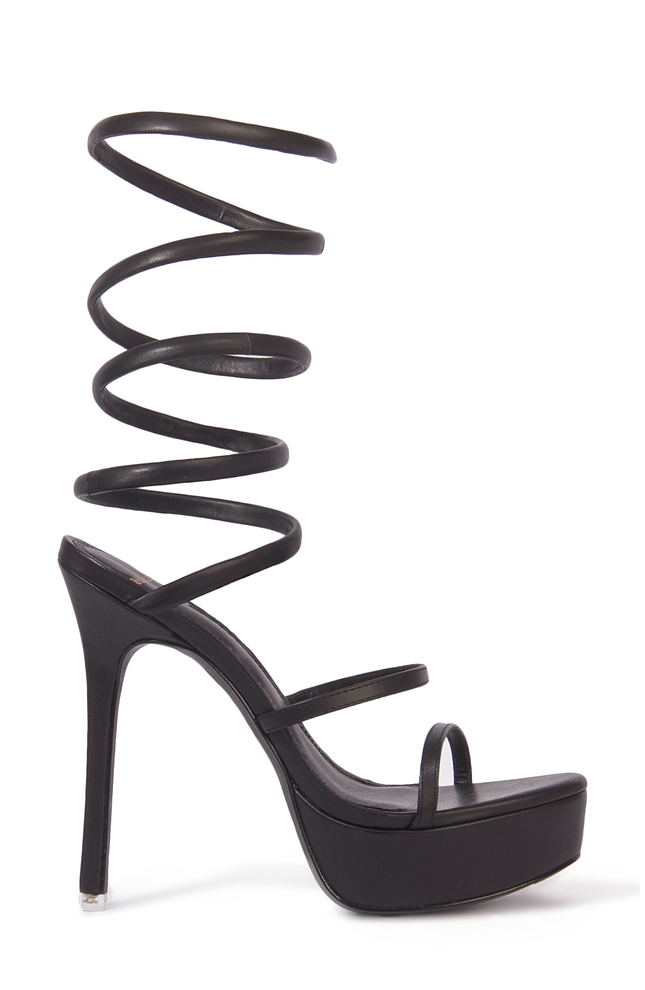 BLACK SUEDE STUDIO Kristen Platform Sandal, Alternate, color, 
