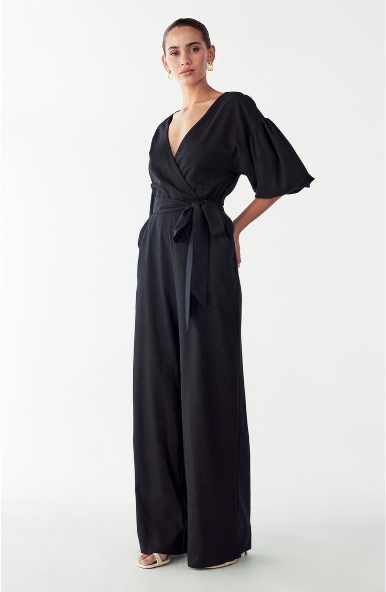 WILLA Andrea Jumpsuit, Alternate, color, Black
