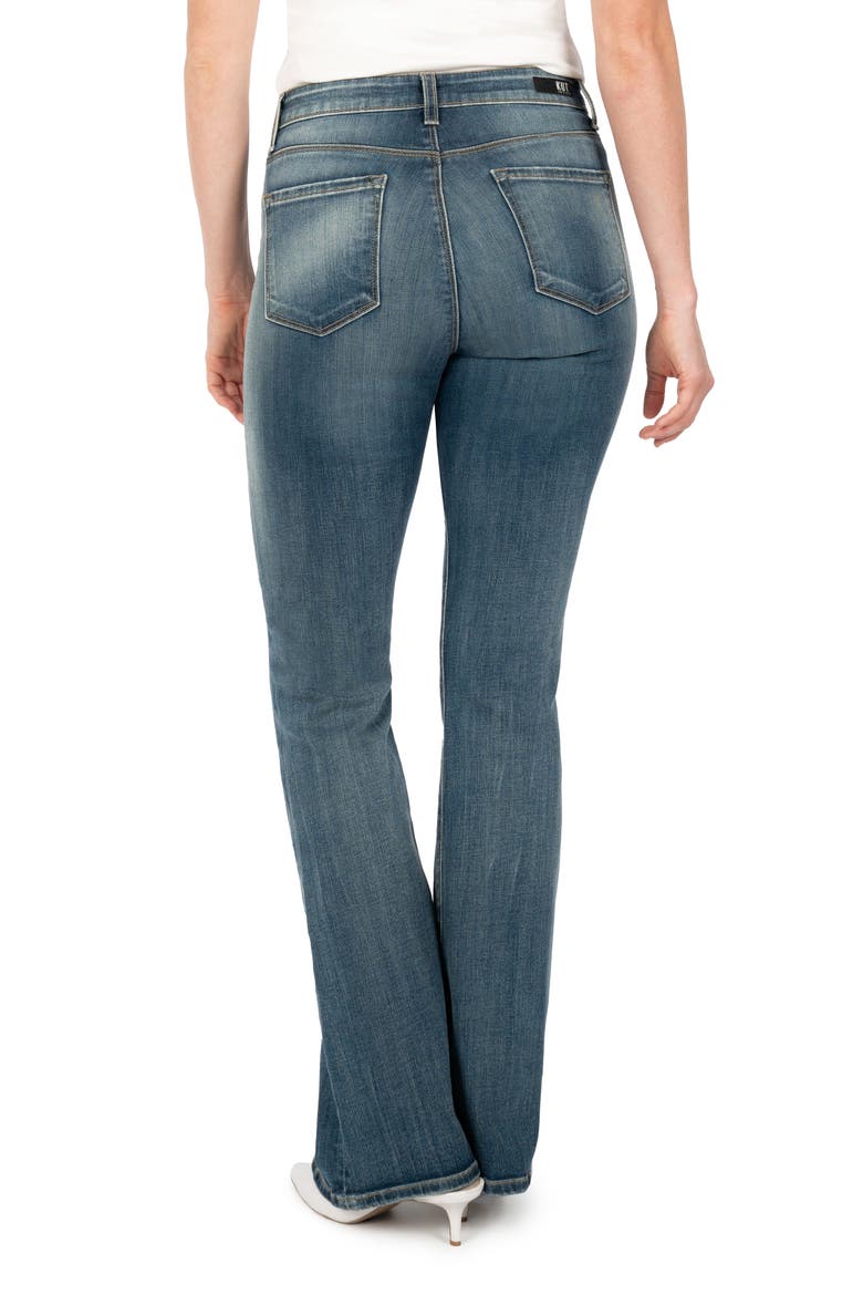 KUT from the Kloth Ana Ripped High Waist Flare Jeans, Alternate, color, MAGNITUDE