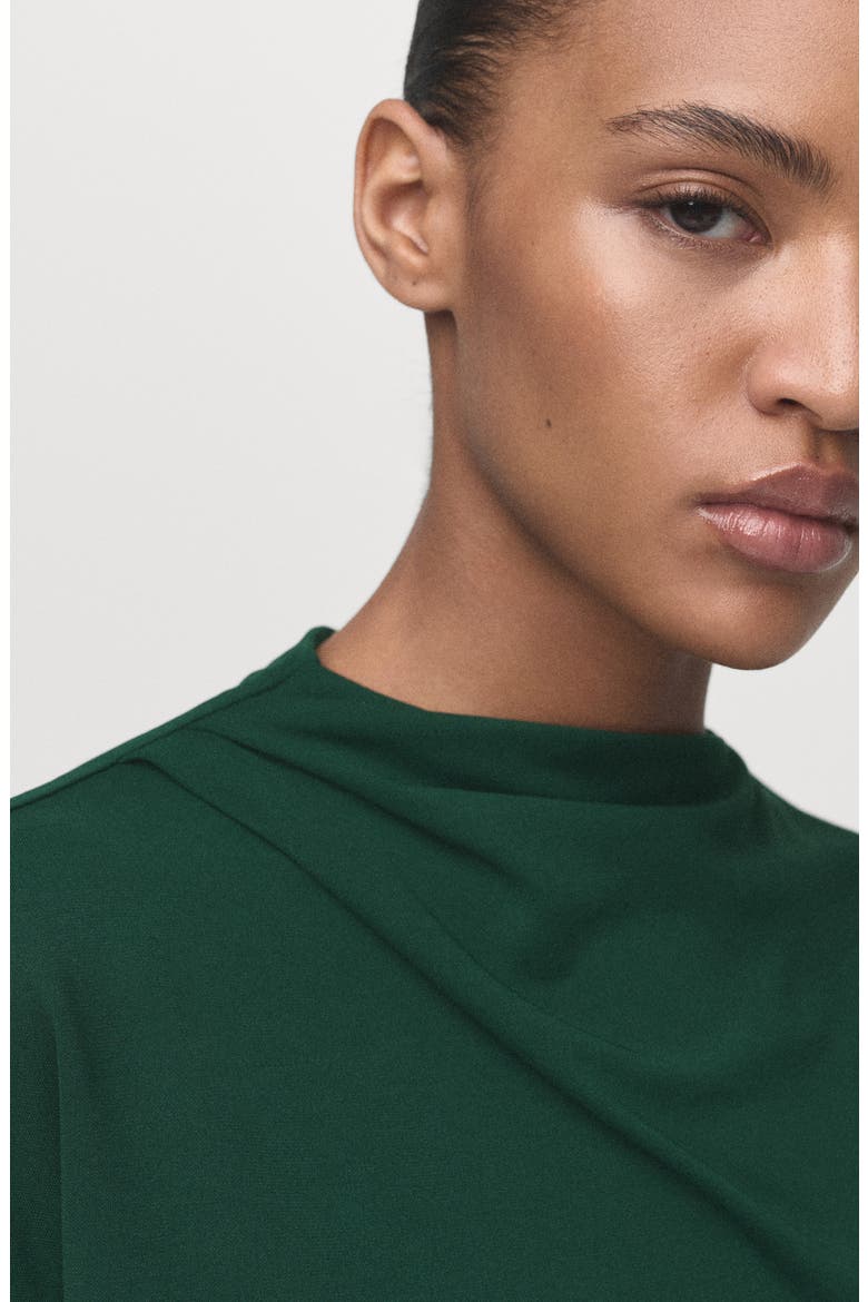 Drape Wide Leg Jumpsuit, Alternate, color, DARK GREEN