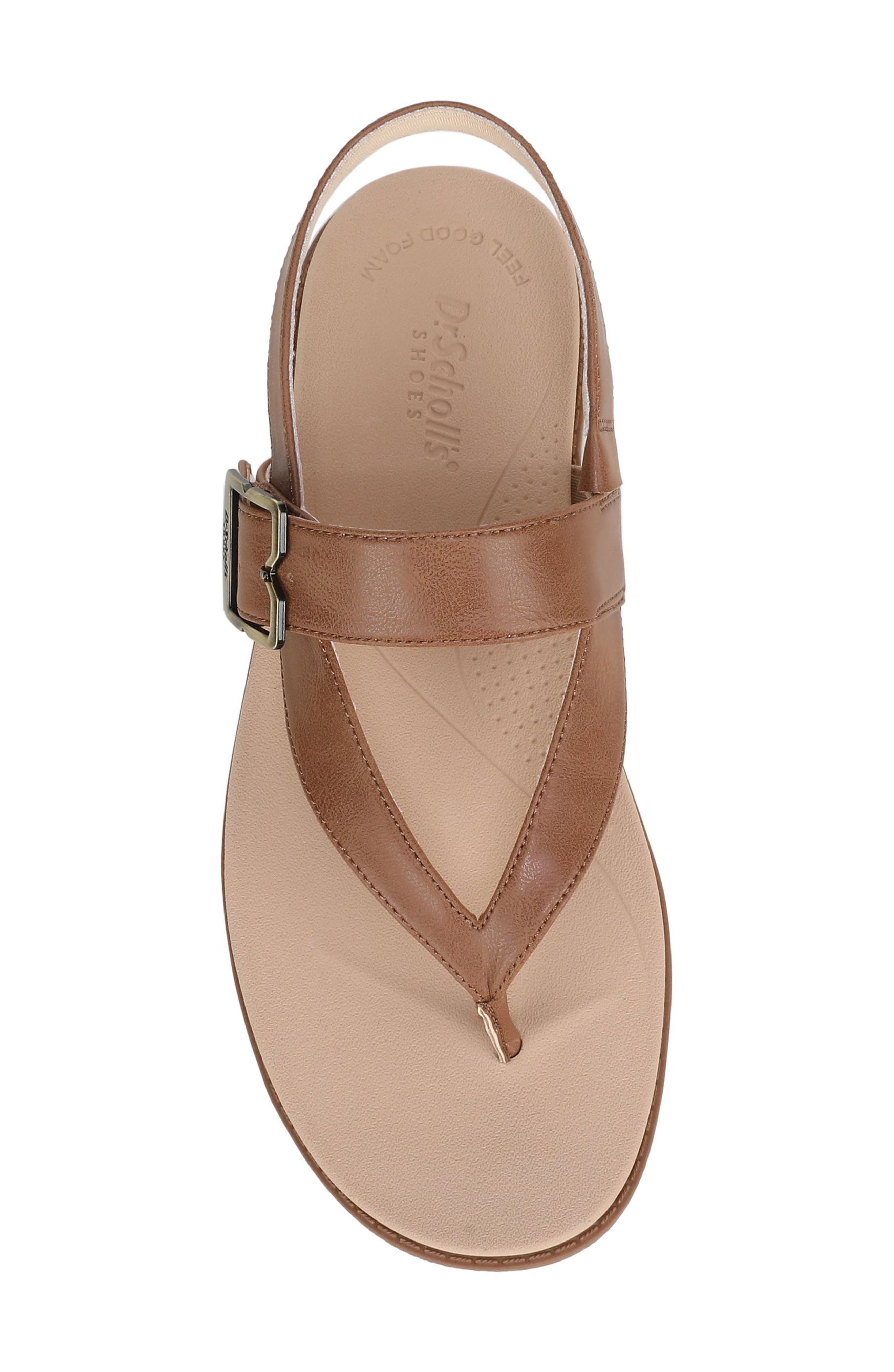 So Chill Sandal, Alternate, color, HONEY BROWN FAUX LEATHER