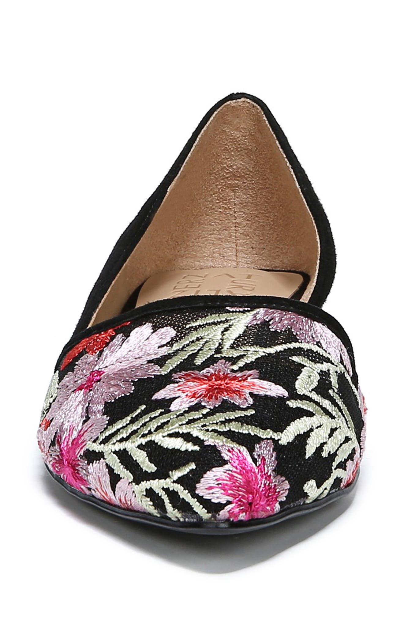 Naturalizer Samantha Half d'Orsay Flat, Alternate, color, 