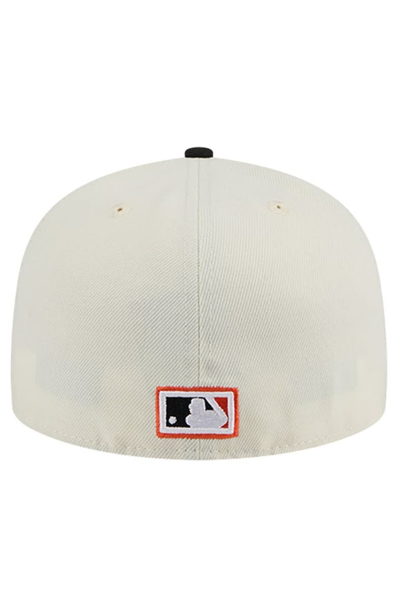 New Era Men's New Era White San Francisco Giants Cooperstown Collection Chrome 59FIFTY Fitted Hat, Alternate, color, 