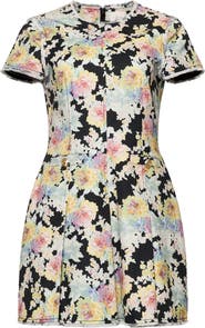 Cinq à Sept Nova Ikat Bouquet Sheath Minidress