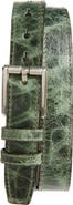 Torino Distressed Finish Calfskin Leather Belt