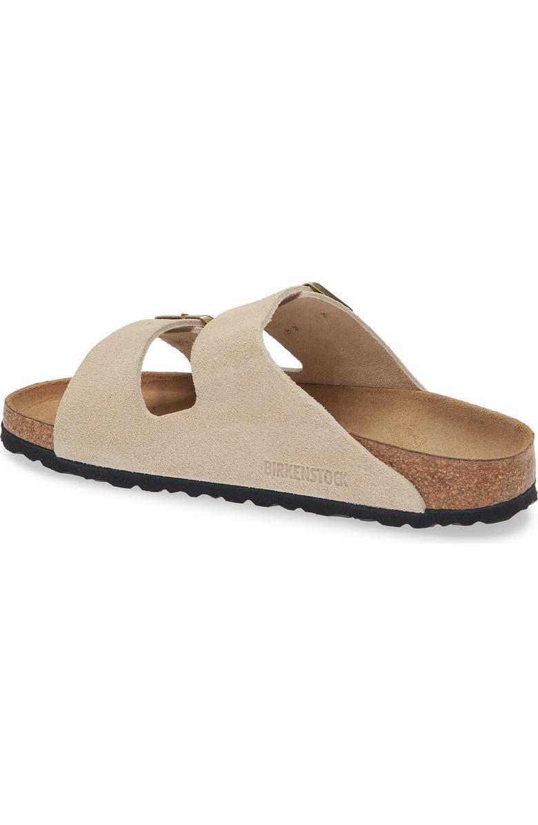 Birkenstock Arizona Sandal, Alternate, color, Sandcastle Suede