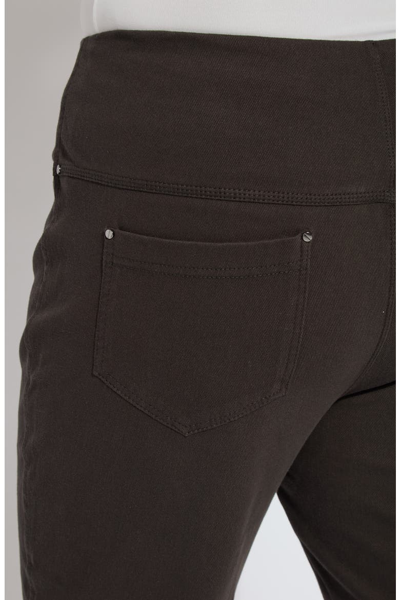 'Lyssentials Pull-On Baby Bootcut Pants, Alternate, color, BLACK