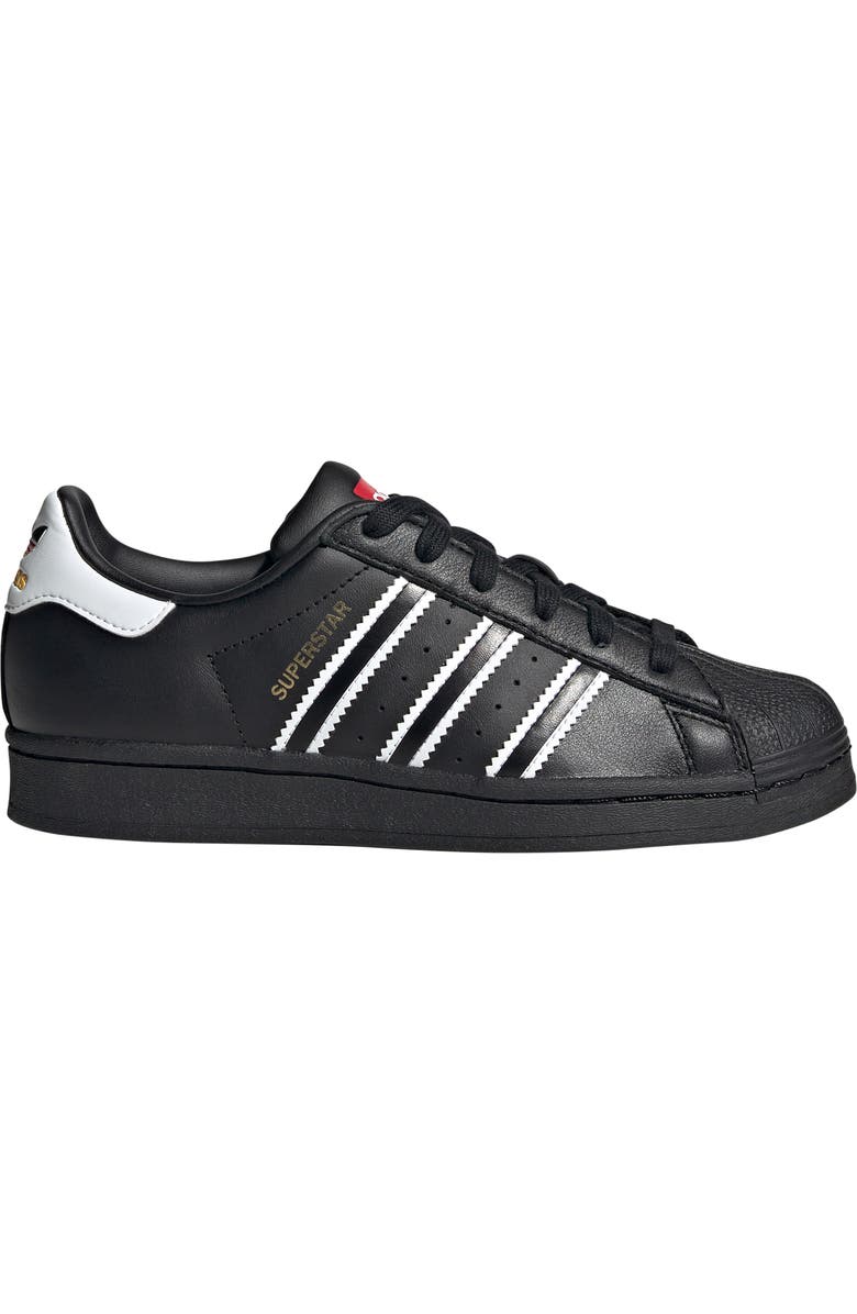 adidas Kids' Superstar Low Top Sneaker, Alternate, color, Core Black