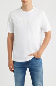 BOSS Terrace Logo Cotton Graphic T-Shirt
