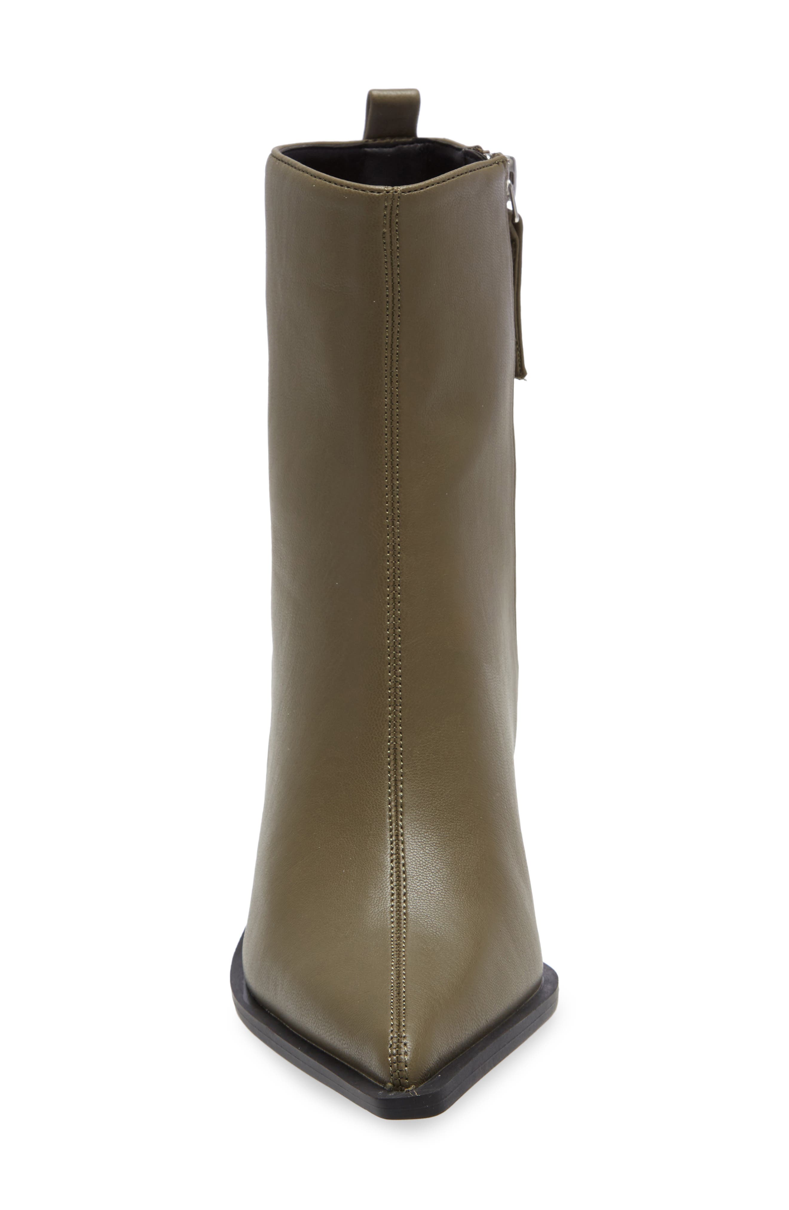 Bronx Pointy Toe Bootie, Alternate, color, OLIVE