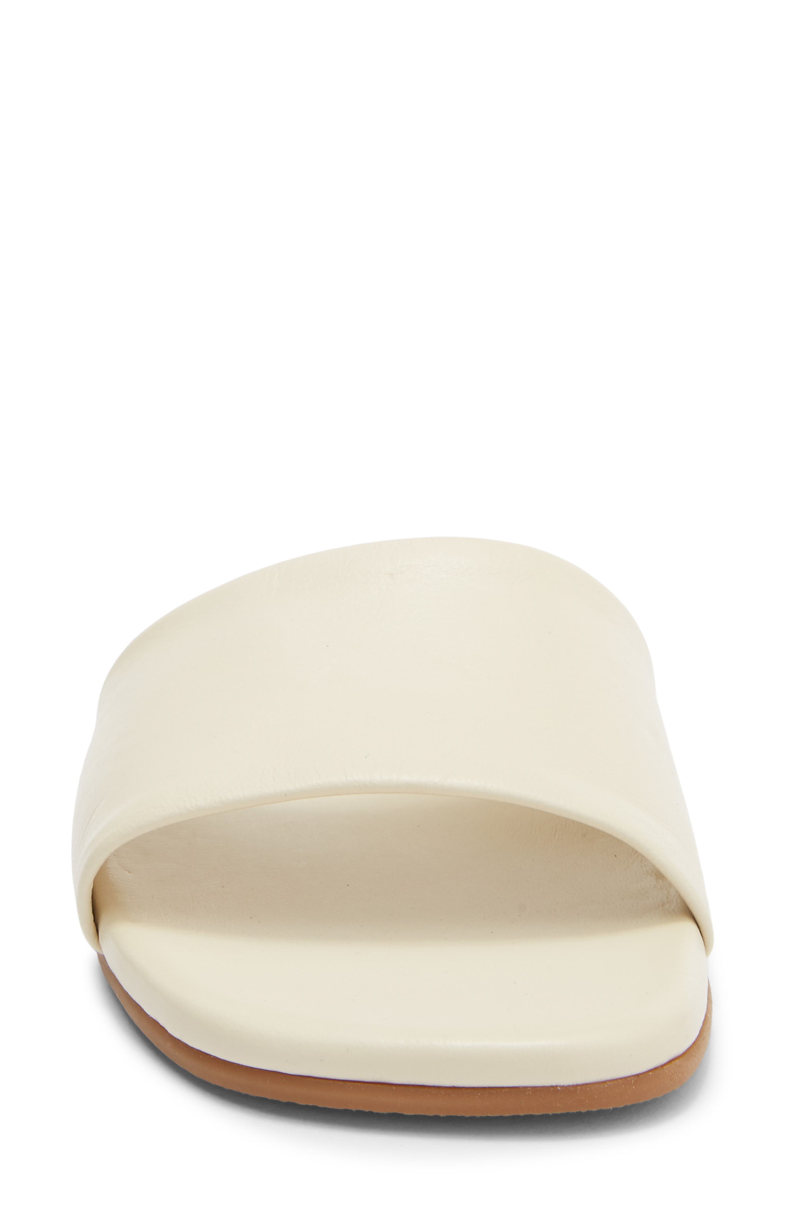 Beek Honeybird Square Toe Slide Sandal, Alternate, color, Egg Shell