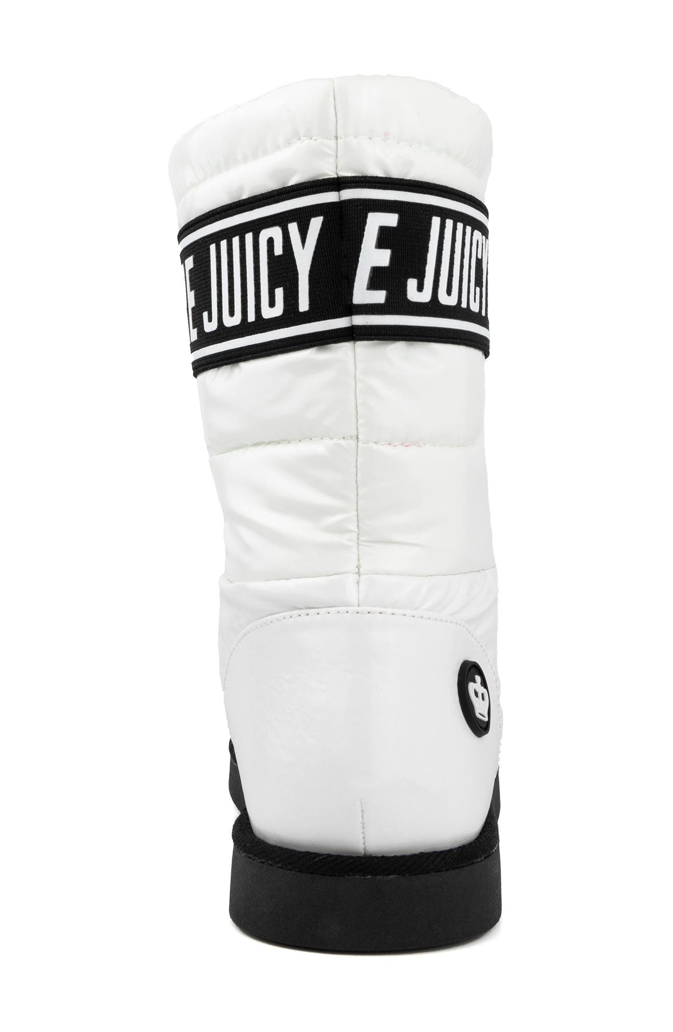 Quilted Faux Fur Lined Winter Boot, Alternate, color, WHITE