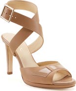 Elizée Fiorella Sandal Leather Platform Heels