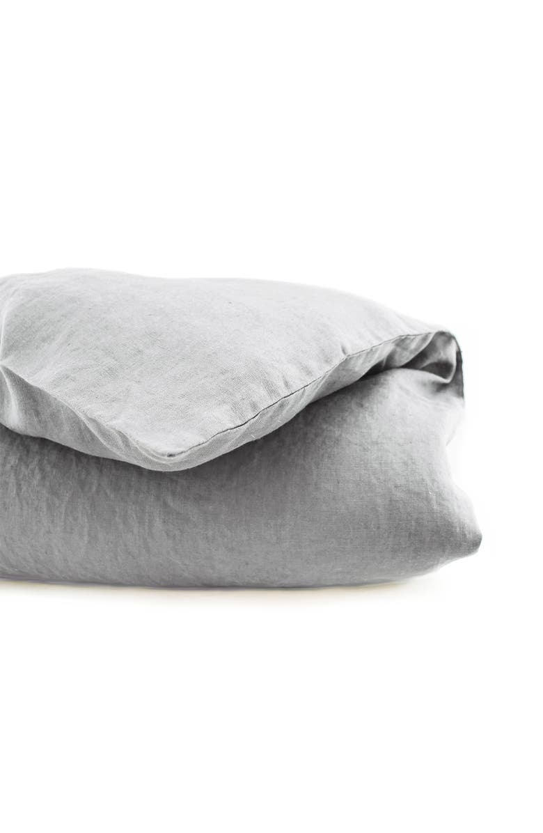 MELANGE HOME Linen Duvet Cover, Alternate, color, 