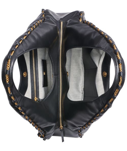 Donna Karan Batiste Shoulder Bag In Black/gold
