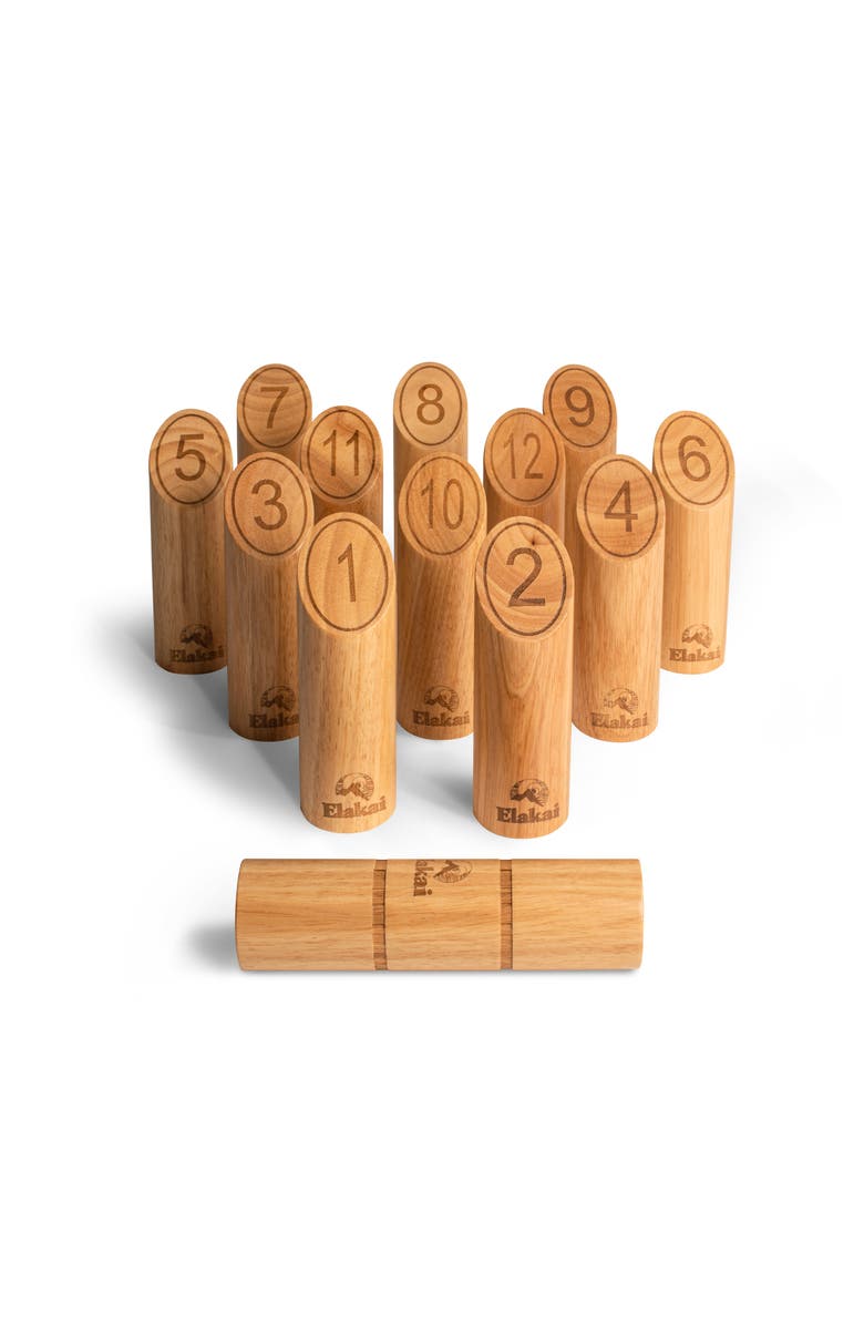 Elakai Hevea Crew Social Scatter Game, Alternate, color, Natural Wood