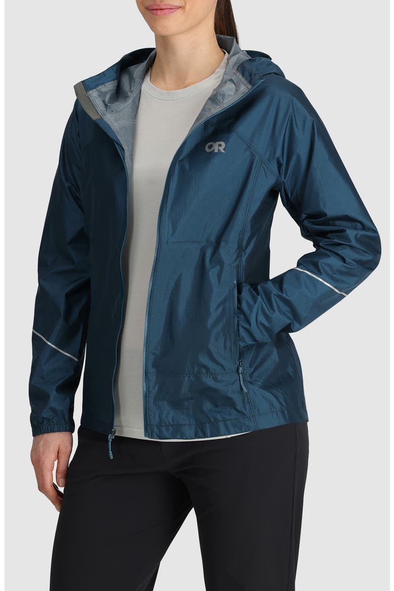Helium Rain Ultralight Jacket, Alternate, color, HARBOR