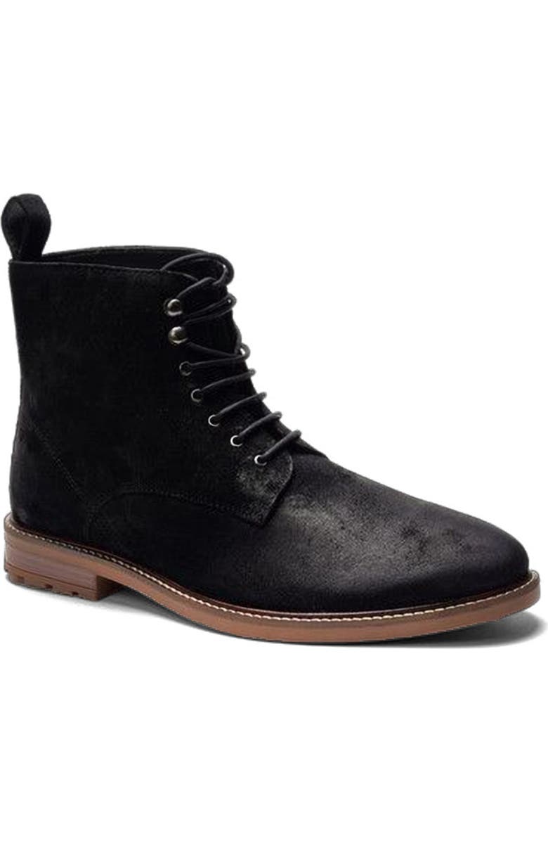 A. Veer Summit Lace-up Boot, Alternate, color, Black Leather