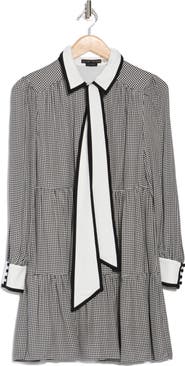 Alice+Olivia■Carol Tie Neck Mini Dress■ドレス Alice + Olivia Carol Tie Neck Tunic Minidress | Nordstrom