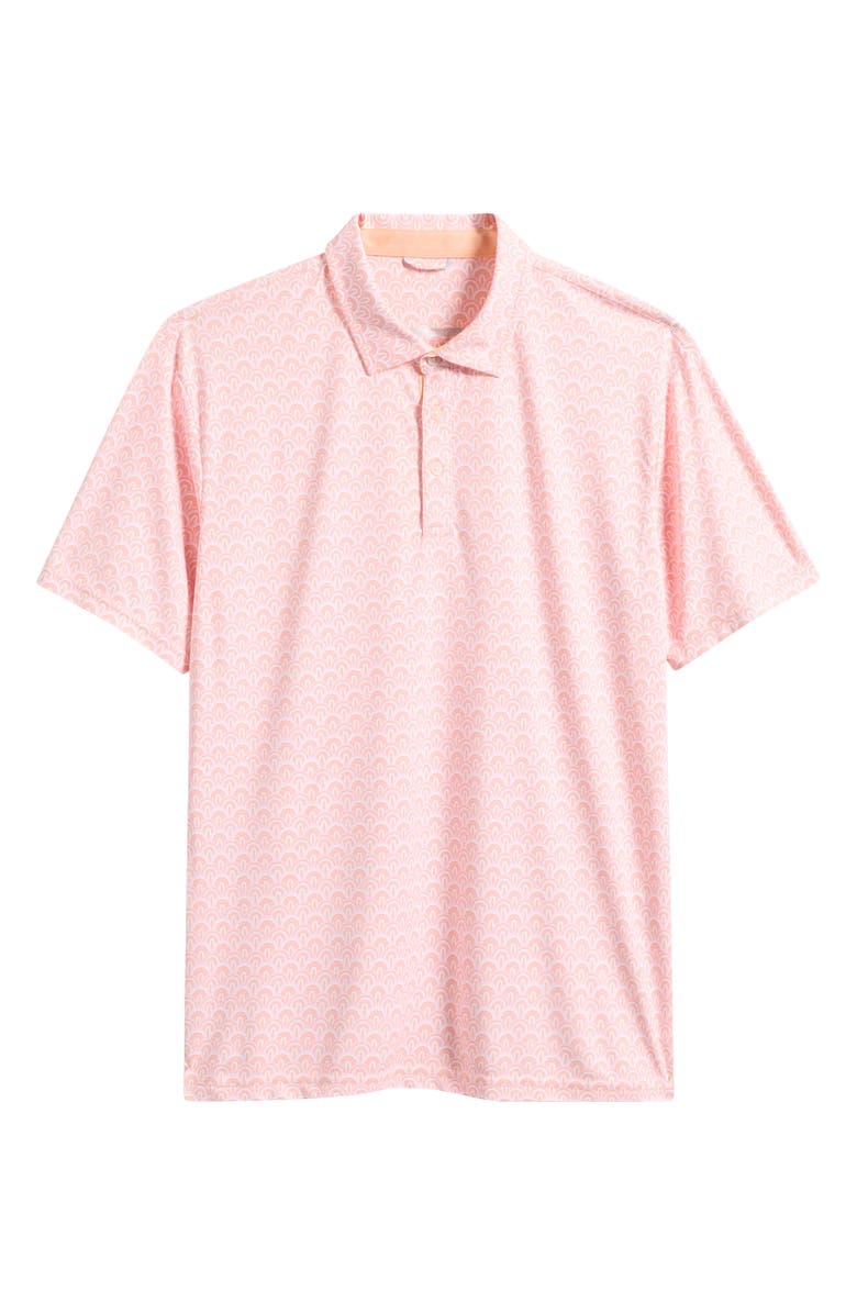 Swannies Sands Performance Golf Polo, Main, color, Orange-Crush