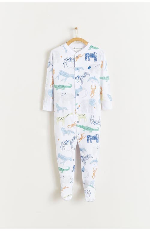 Babycottons Kenya Footie Snug Pajamas In Multicolor