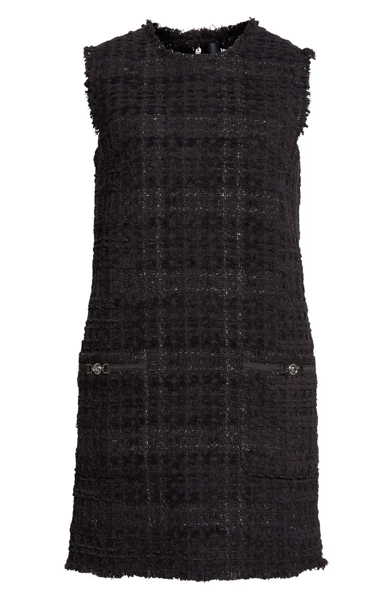 Versace Medusa '95 Metallic Tweed ,omodress, Main, color, Black