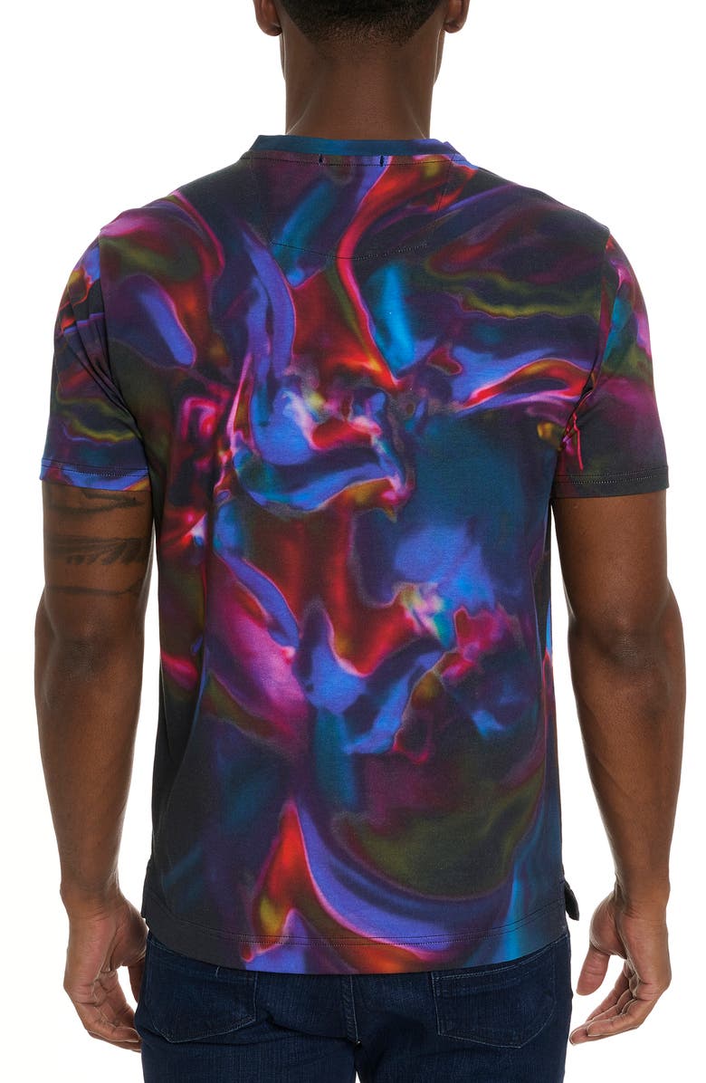 Robert Graham Aurora Skull T-Shirt, Alternate, color, 