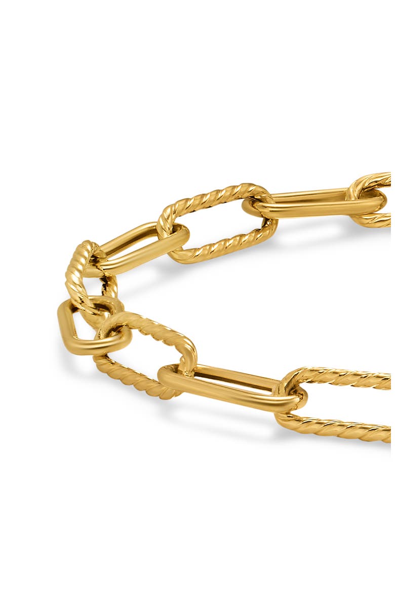 Men's DY Madison® Chain Bracelet in 18K Yellow Gold, 4mm, Alternate, color, GOLD