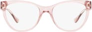 Versace 53mm Cat Eye Optical Glasses
