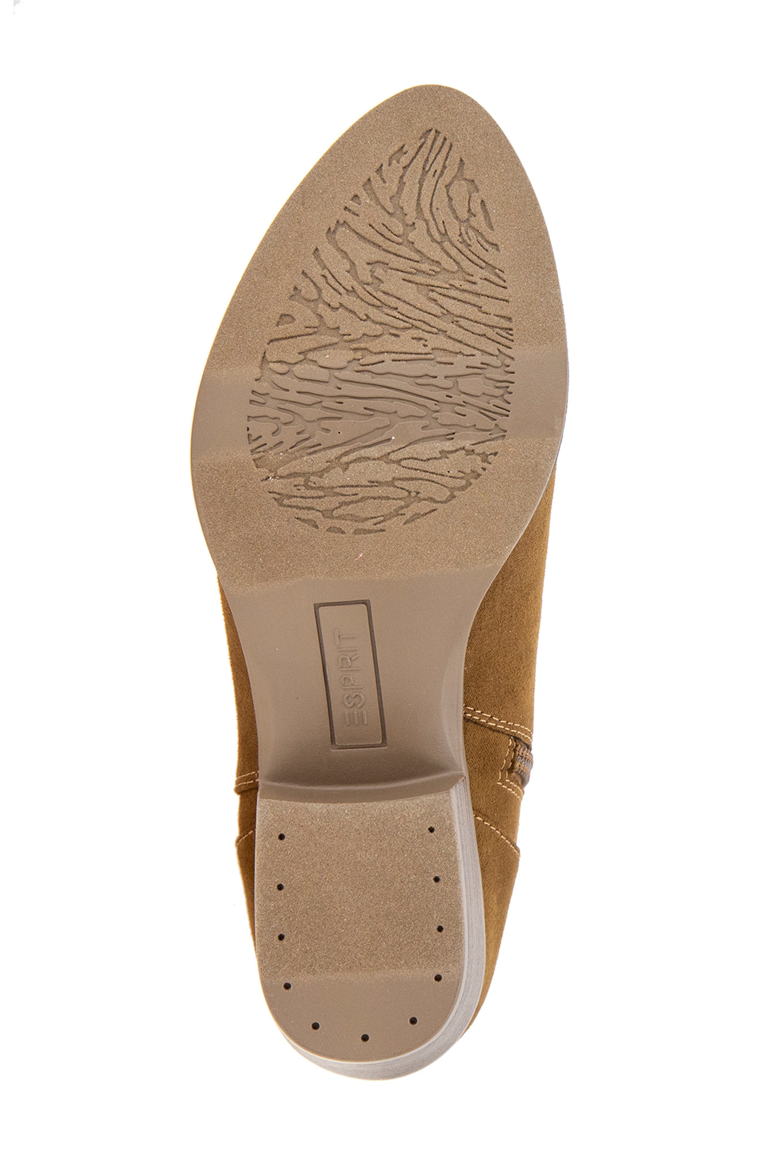 Esprit Toodalo Ankle Boot, Alternate, color, Cognac Faux Suede