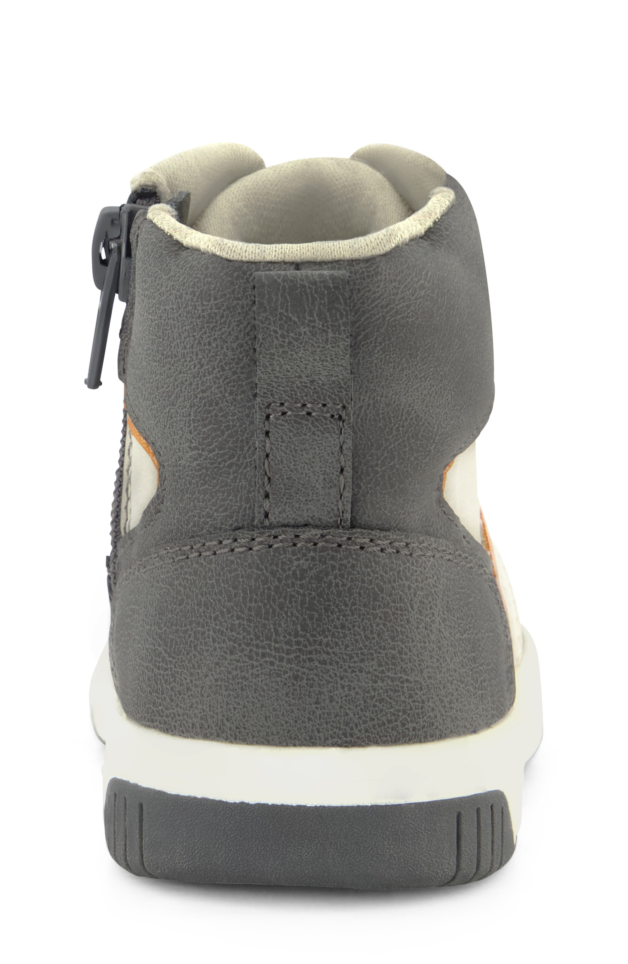 Kenneth Cole Kids' Cyril Amir High Top Sneaker, Alternate, color, Grey
