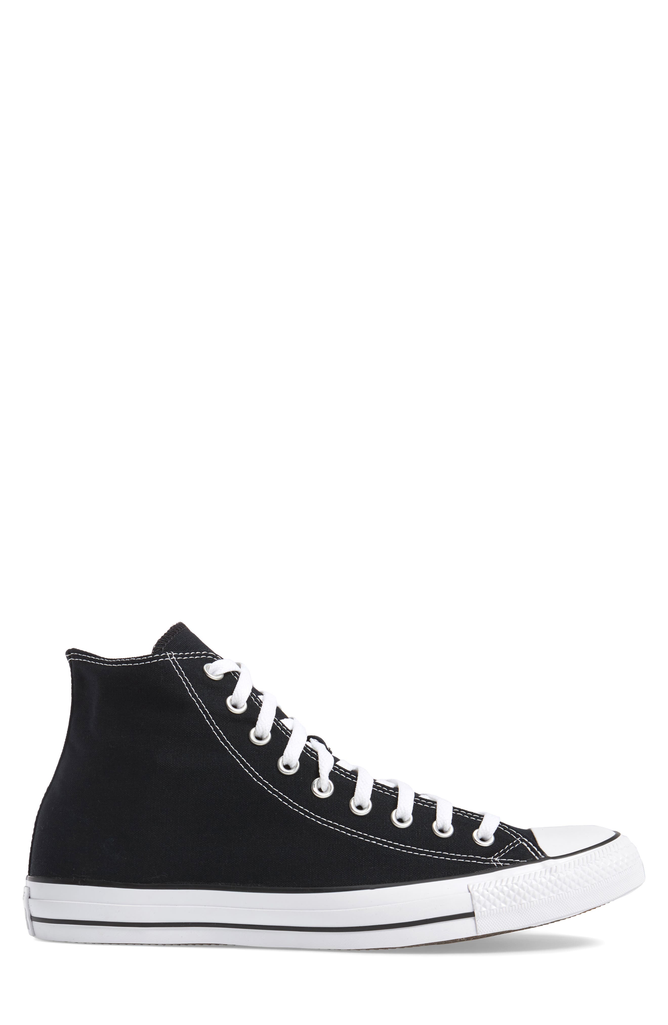 Converse Chuck Taylor<sup>®</sup> All Star<sup>®</sup> High Top Sneaker, Alternate, color, Black