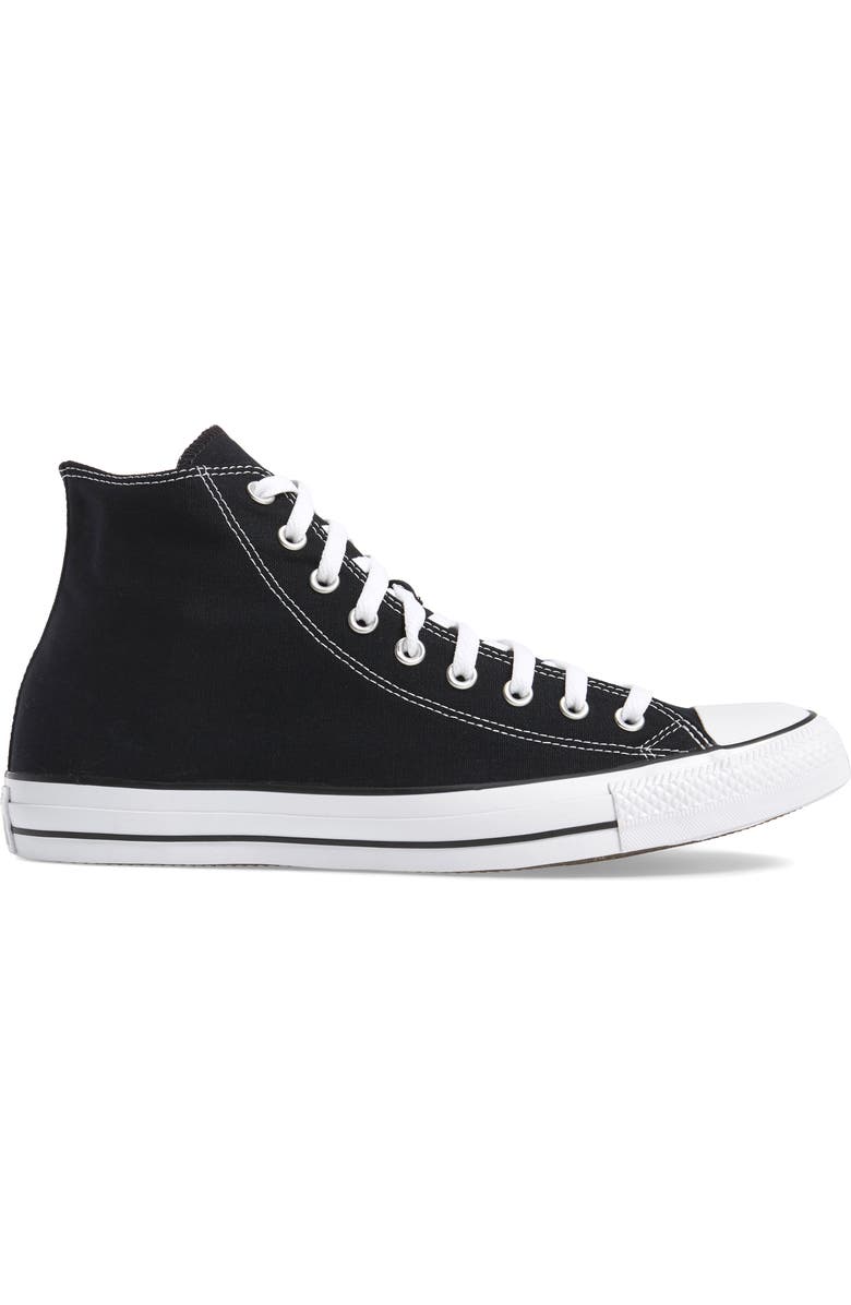 Converse Chuck Taylor<sup>®</sup> All Star<sup>®</sup> High Top Sneaker, Alternate, color, Black