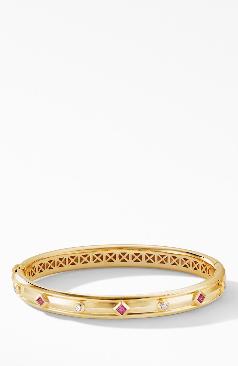 David Yurman Renaissance Bracelet with Diamonds in 18K Gold, Alternate, color, 