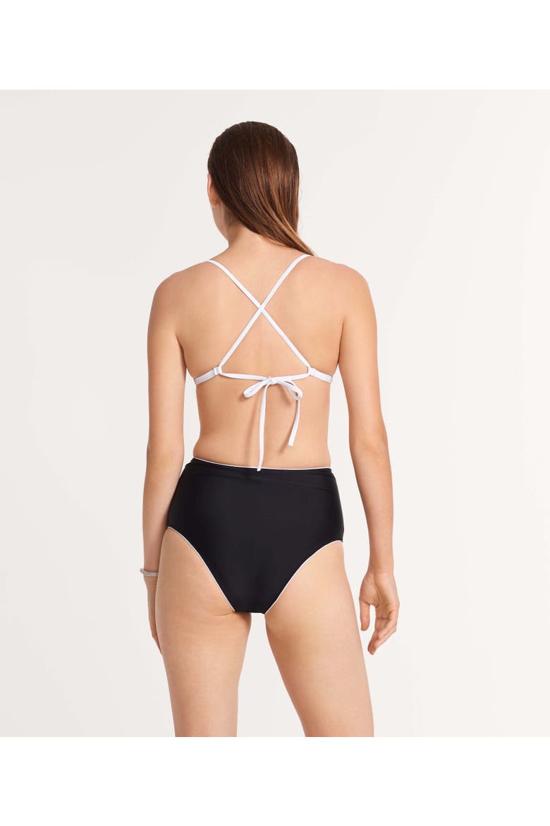 The Reversible High Waist Bottom, Alternate, color, Black/White
