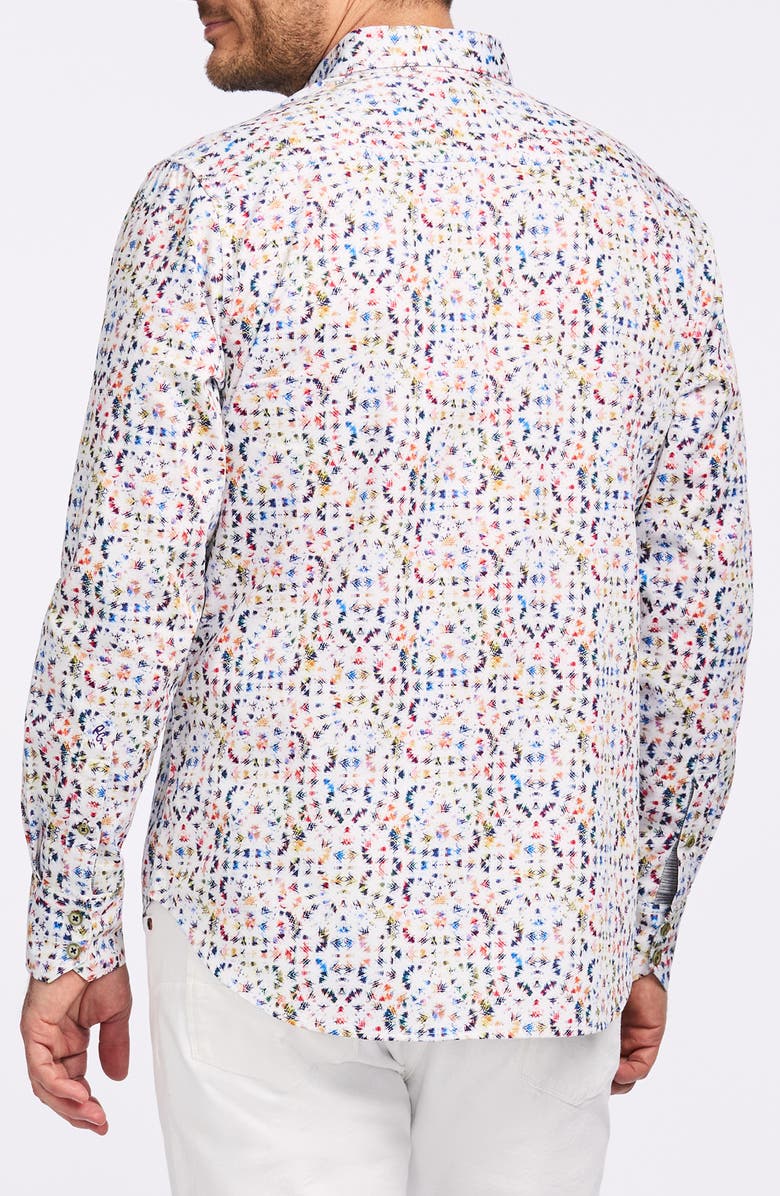 Robert Graham Barlow Cotton Button-Up Shirt, Alternate, color,