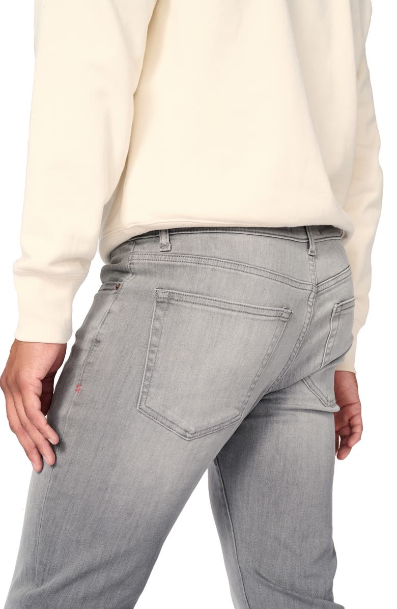 WARP+WEFT HND Skinny Fit Jeans, Alternate, color, Smoke