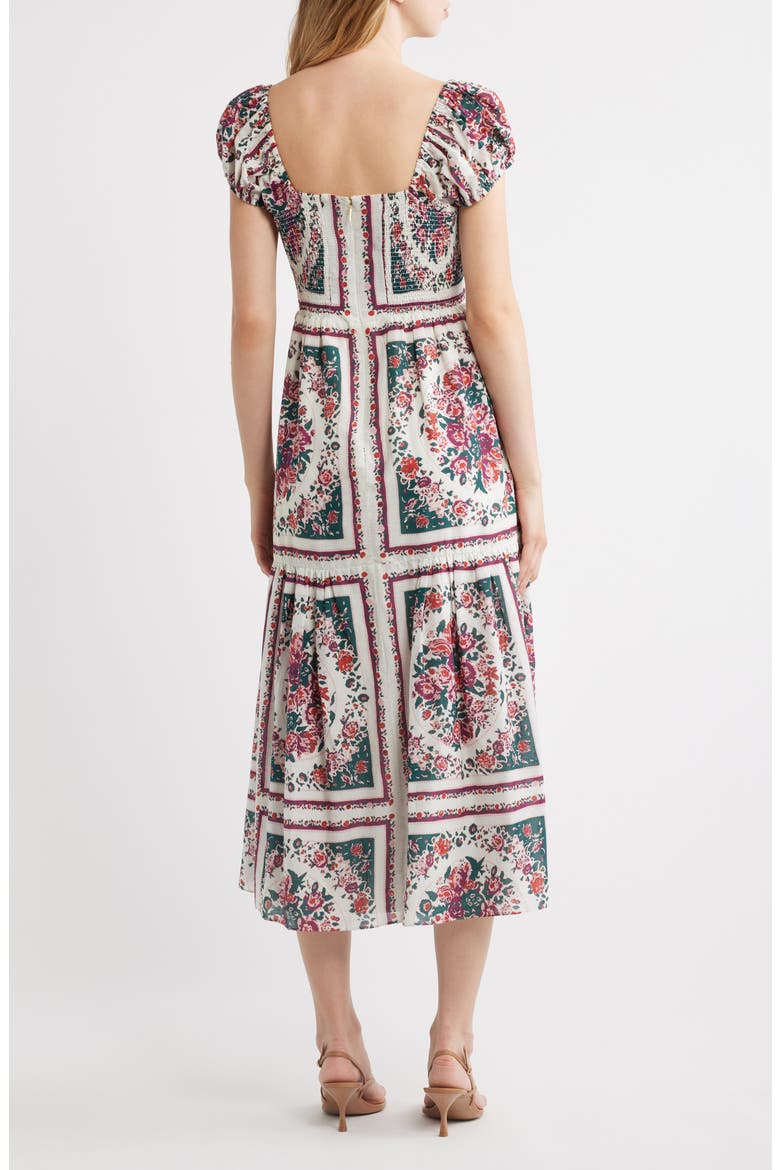 Anne Midi Dress, Alternate, color, CARMELLA PRINT