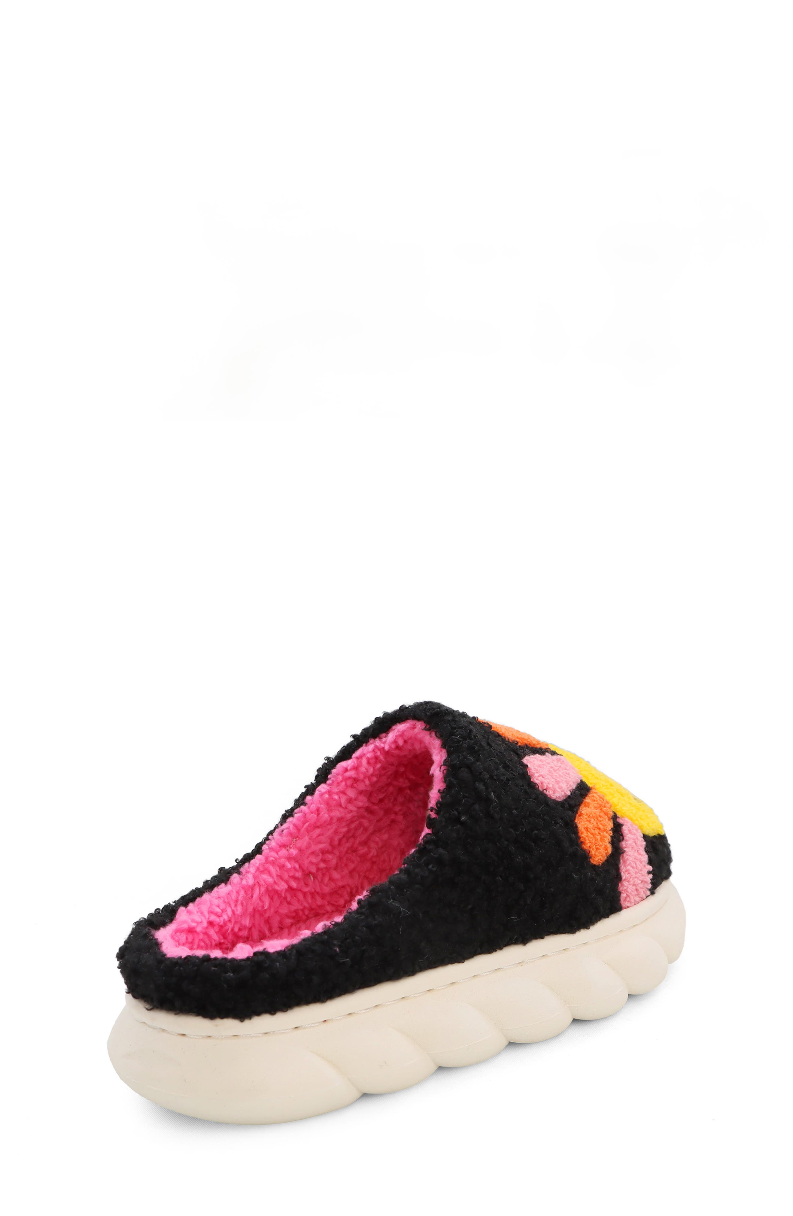 YOKI Kids' Paulina Faux Shearling Scuff Slipper, Alternate, color, 
