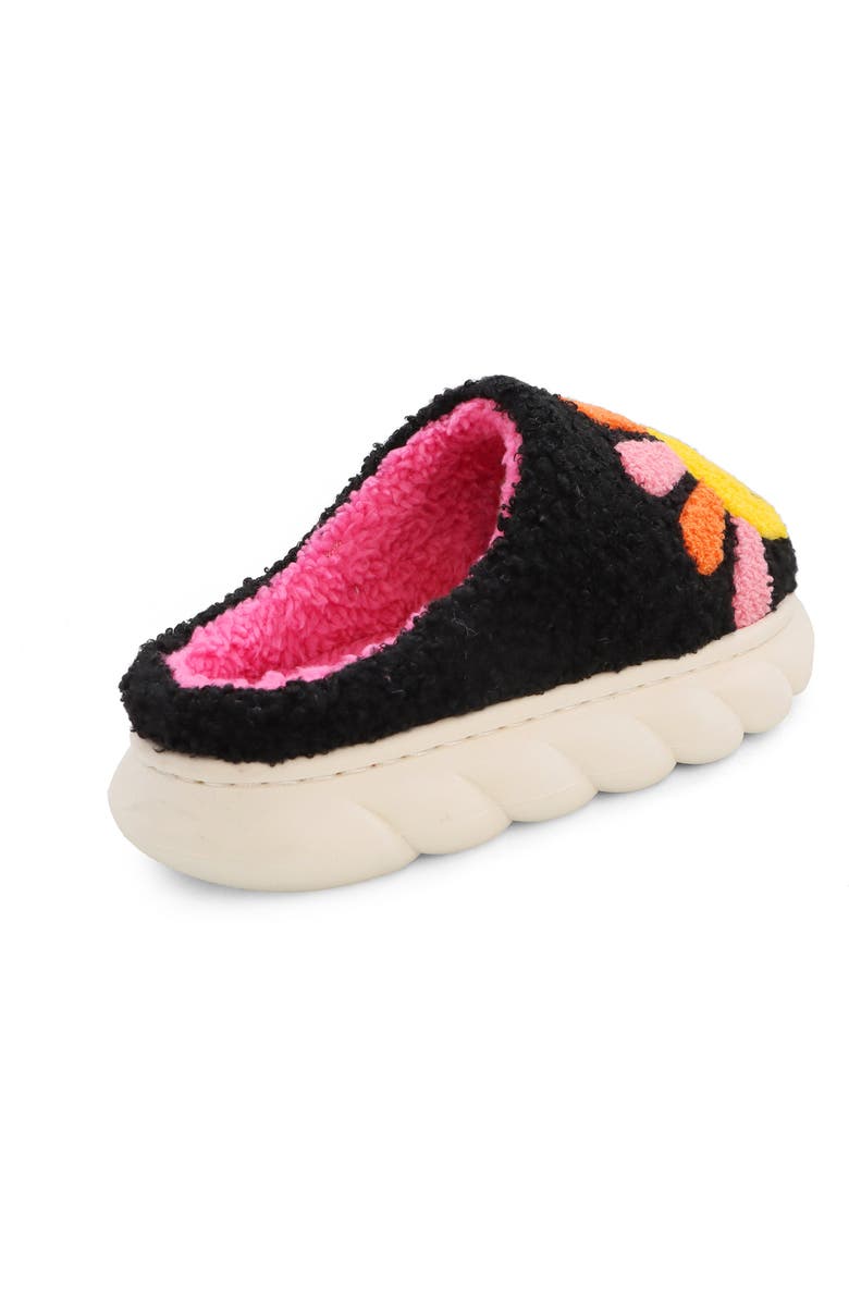YOKI Kids' Paulina Faux Shearling Scuff Slipper, Alternate, color,