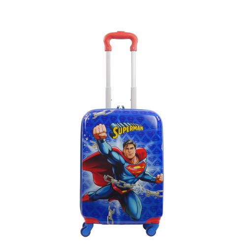 Ful Wb Superman Kids 20.5" Hard Side Spinner Carry-on Luggage