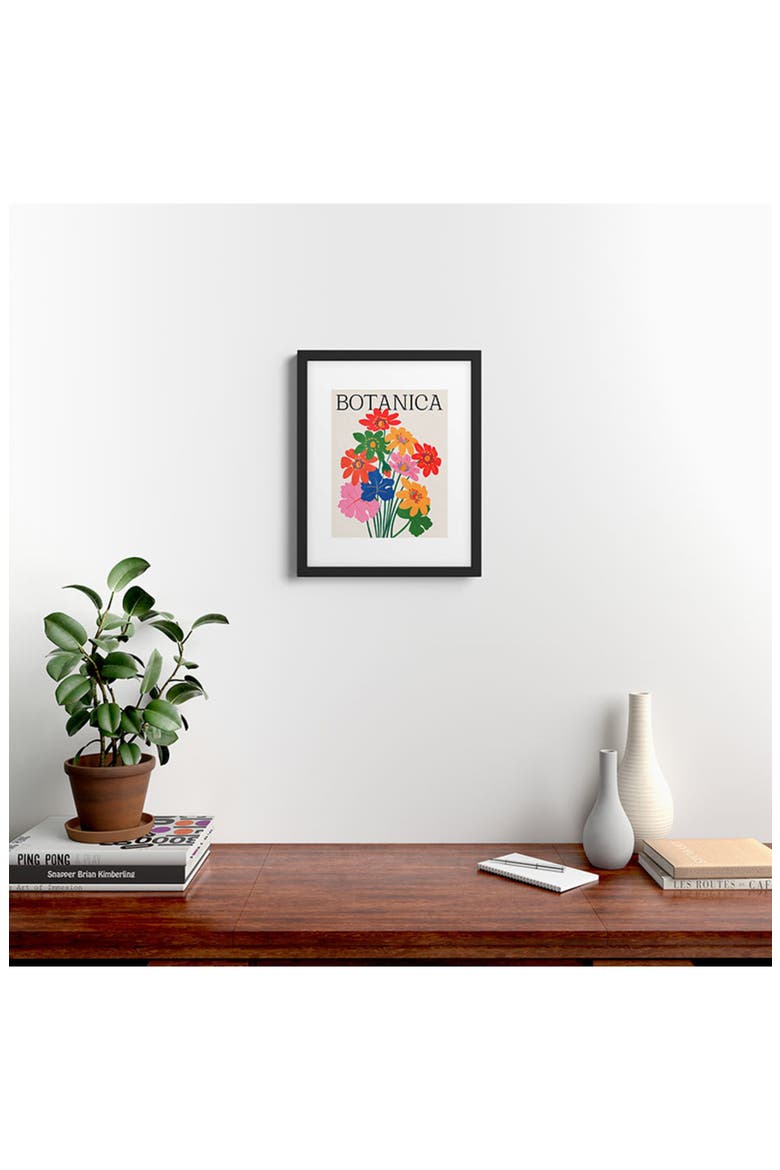 'Botanica Matisse Edition' by Ayeyokp Framed Wall Art, Alternate, color, WHITE