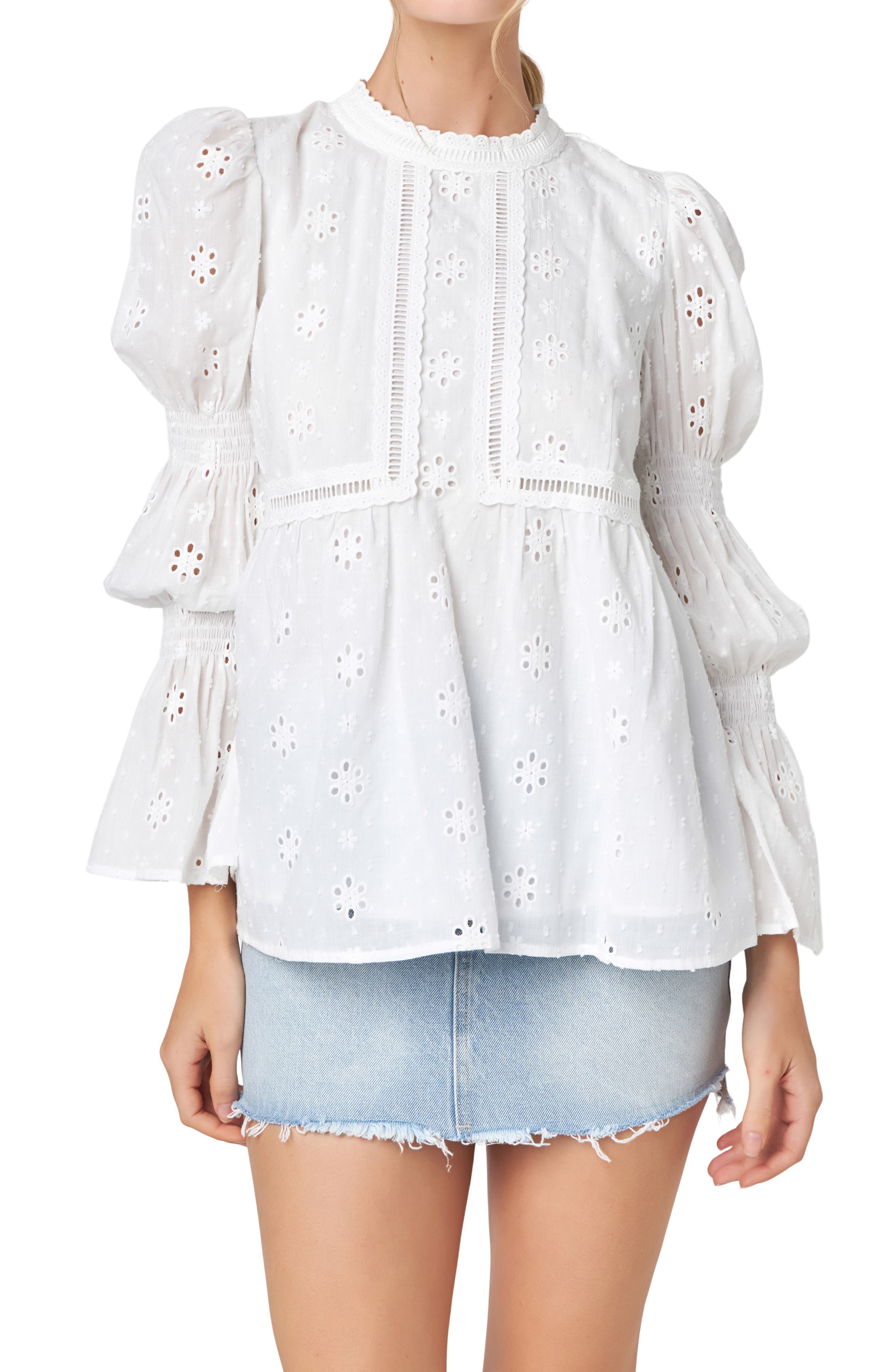 selected WHITE