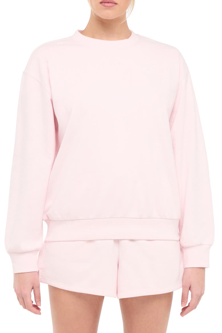 Alex Sweatshirt, Main, color, PALE LILAC PALMS