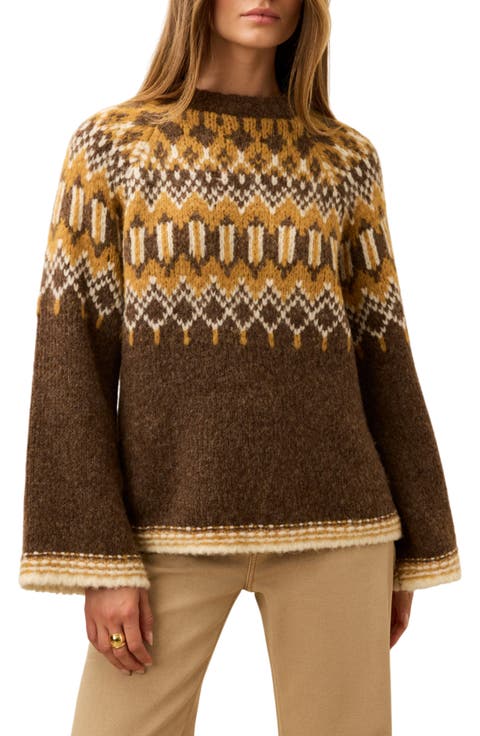 Summit Fair Isle Alpaca & Merino Wool Blend Sweater
