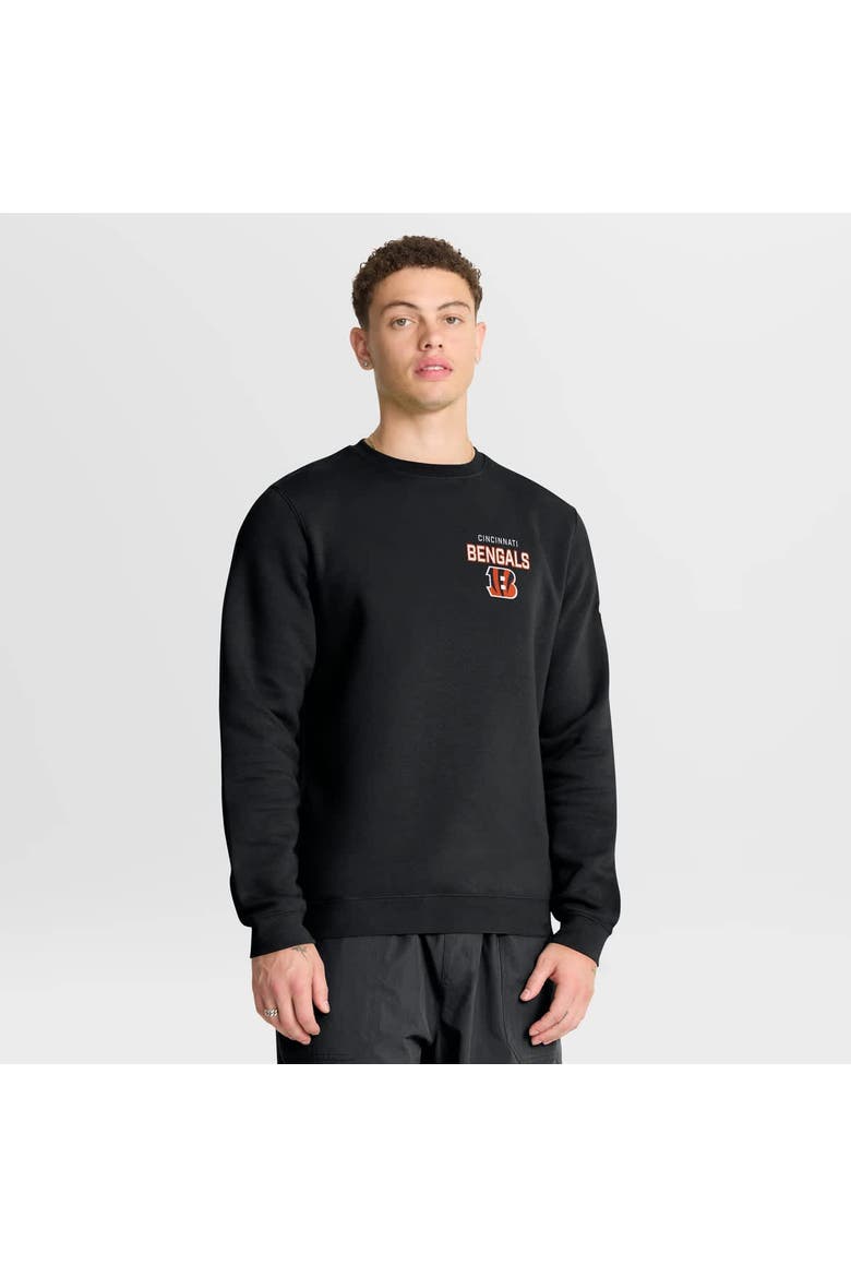Men's Nike Black Cincinnati Bengals Primetime Club Fleece Pullover Sweatshirt, Main, color, Black