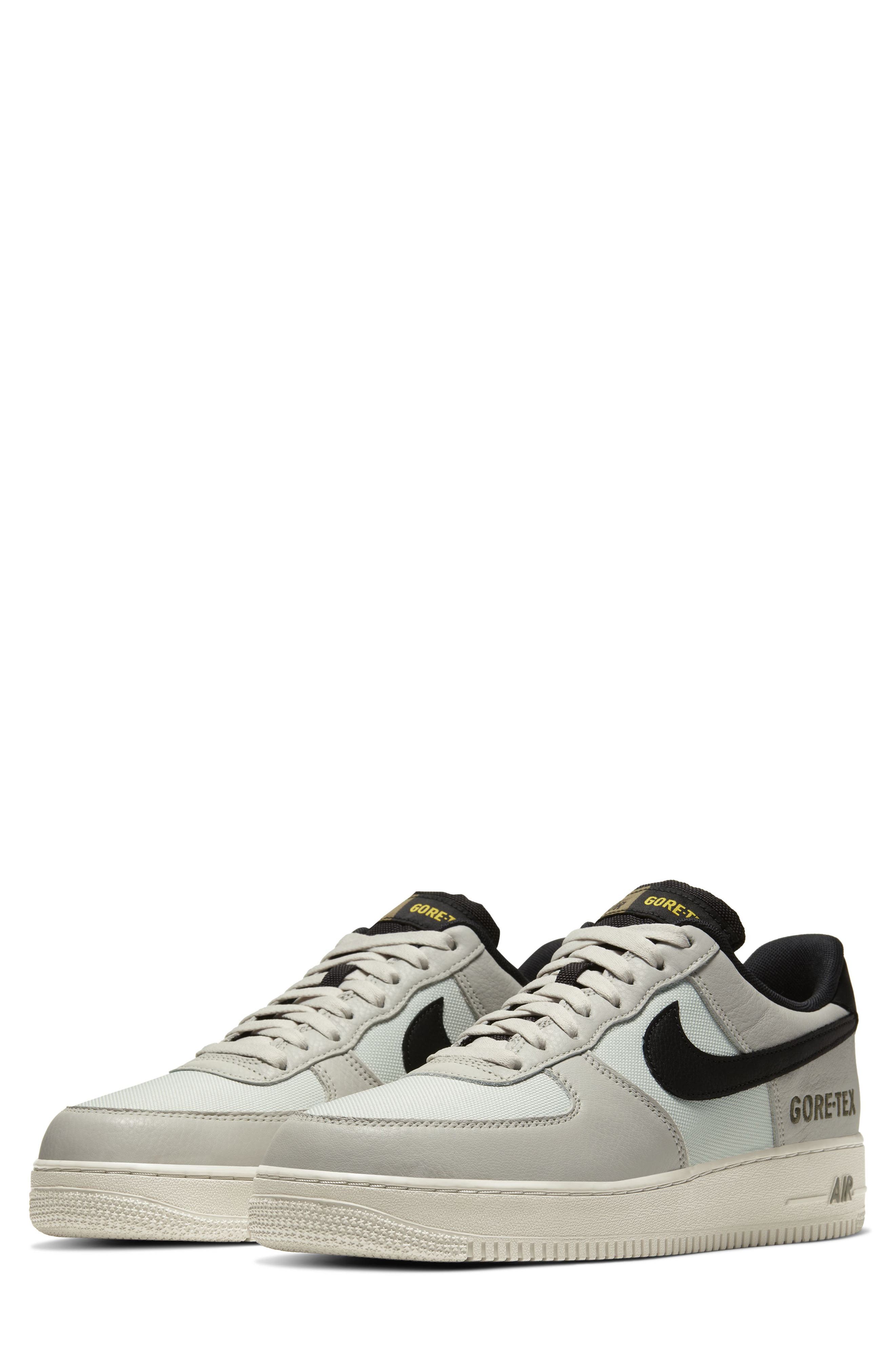 Air Force 1 Gore-Tex® Waterproof Sneaker, Main, color, BONE/ OLIVE/ SAFFRON/ BLACK